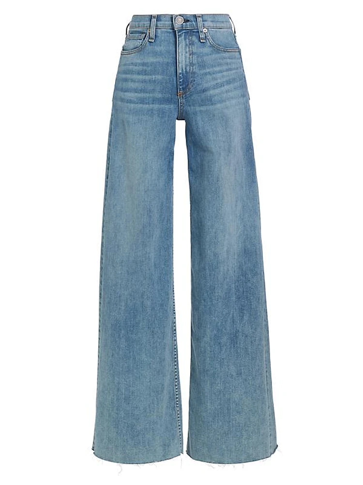 Sofie High-Stretch Wide-Leg Jeans