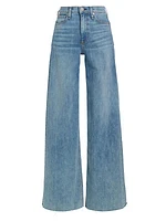 Sofie High-Stretch Wide-Leg Jeans