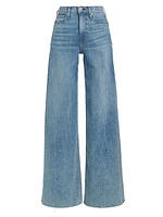 Sofie High-Stretch Wide-Leg Jeans