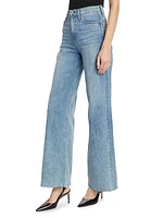 Sofie High-Stretch Wide-Leg Jeans