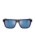 56MM Acetate Square Sunglasses