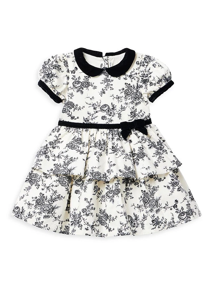 Baby Girl's, Little Girl's & Toile Cotton Satin Dress