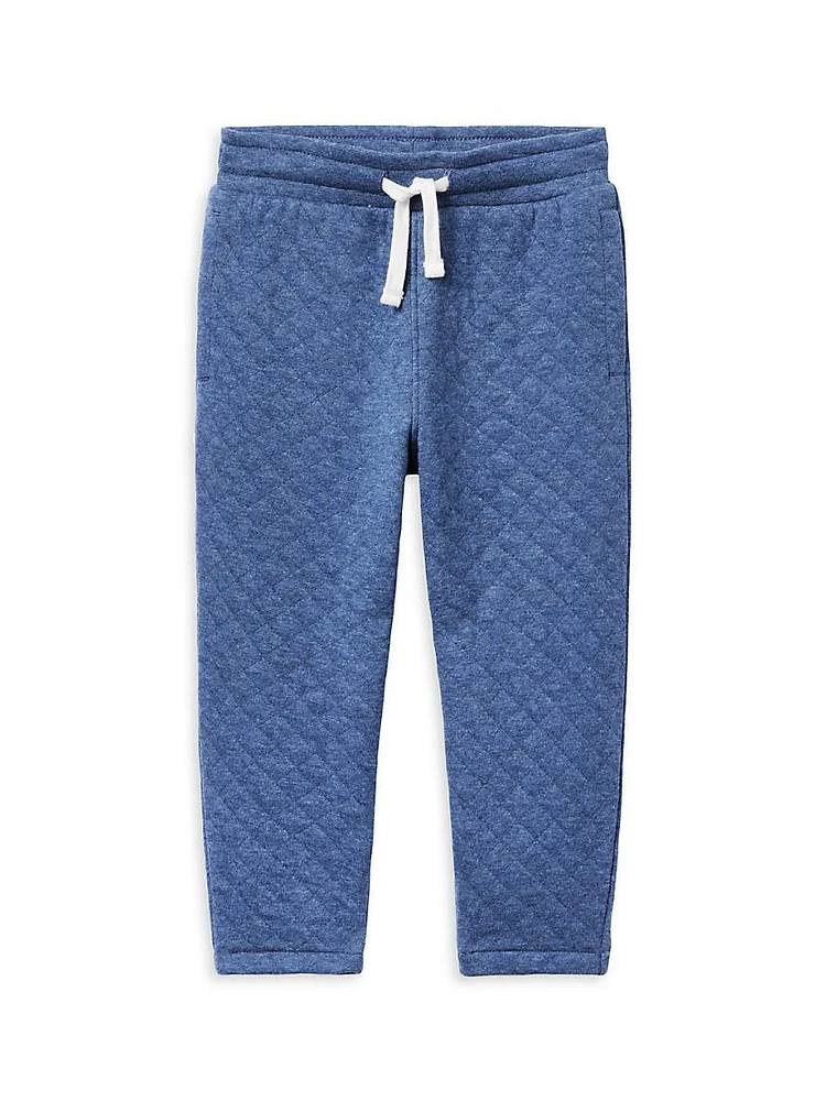 Little Boy's & Boy's Quilted Joggers