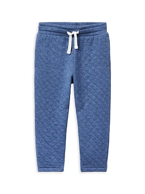 Little Boy's & Quilted Joggers