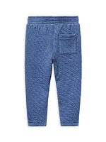 Little Boy's & Boy's Quilted Joggers