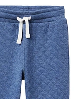 Little Boy's & Boy's Quilted Joggers