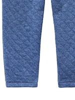 Little Boy's & Boy's Quilted Joggers