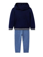 Little Boy's & Boy's Quilted Joggers