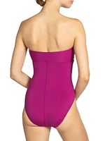 Ava Bandeau One-Piece Swimsuit