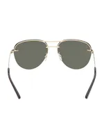 64MM Aviator Sunglasses