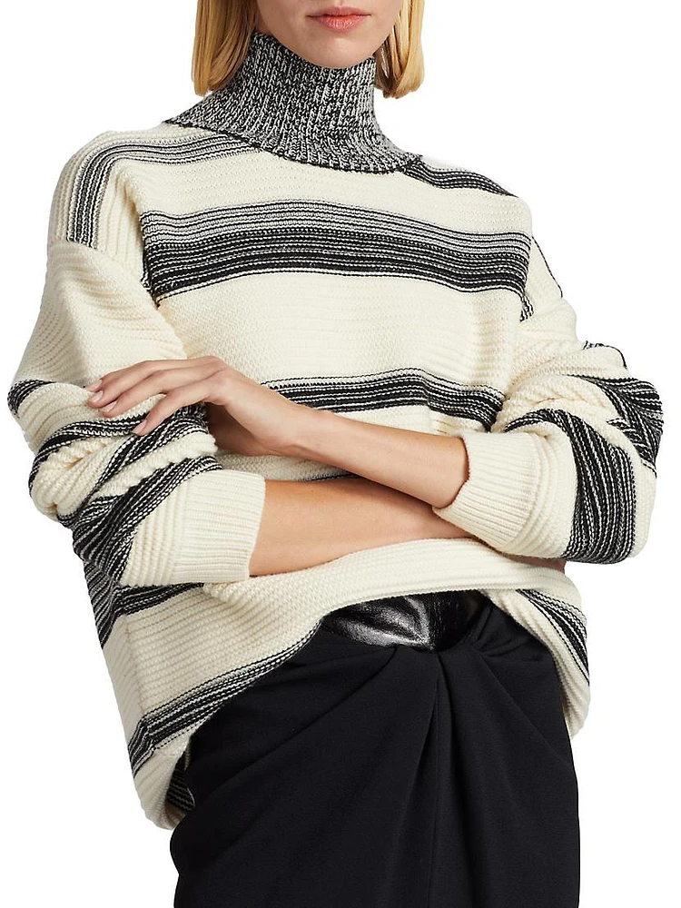 Merino Wool Turtleneck Sweater