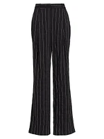 Enyo Stripe Linen-Blend Pants