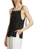 Eos Striped Square Neck Top