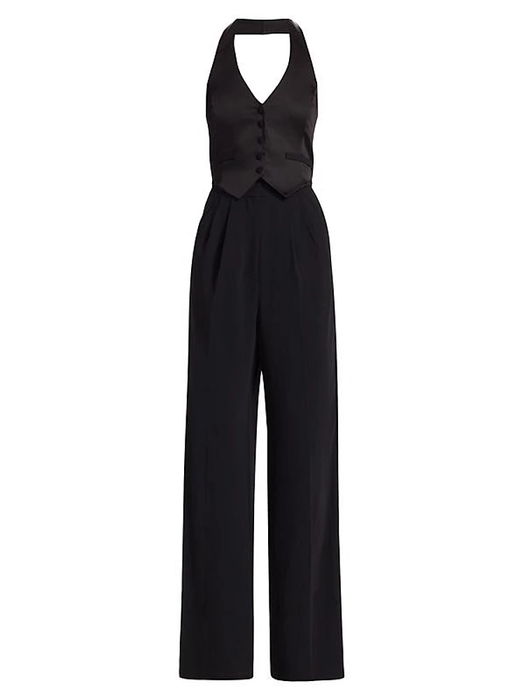 Isadore Tailored Halterneck Jumpsuit