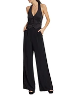 Isadore Tailored Halterneck Jumpsuit