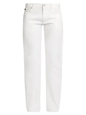 Low-Rise Straight Jeans