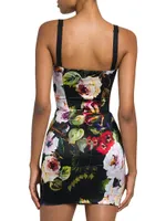 Floral Bustier Minidress