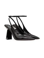 One Stud Hyper Pumps Patent Leather 105mm