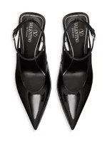 One Stud Hyper Pumps Patent Leather 105mm