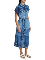 Eterna Valerie Printed Caftan Dress