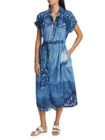 Eterna Valerie Printed Caftan Dress