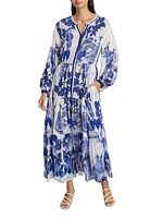 Eterna Josefina Printed Maxi Dress