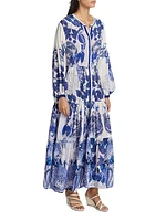 Eterna Josefina Printed Maxi Dress