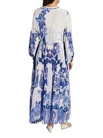 Eterna Josefina Printed Maxi Dress