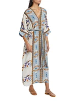 Eterna Xim Printed Caftan Dress