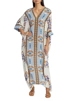 Eterna Xim Printed Caftan Dress