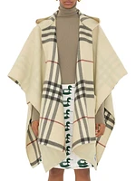 EKD Cashmere Hooded Cape