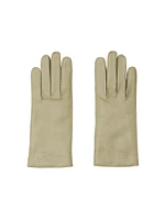 Cashmere-Lined Leather Gloves