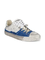 New Evolution Leather & Denim Low-Top Sneakers