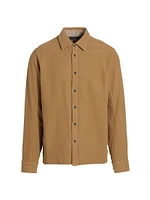 Austin Button-Front Relaxed-Fit Overshirt