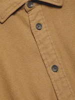 Austin Button-Front Relaxed-Fit Overshirt