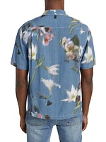 Avery Floral Button-Front Shirt