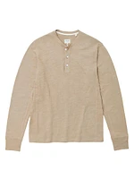 Classic Long-Sleeve Henley T-Shirt