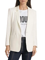 Karlie Crepe Blazer