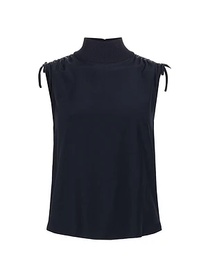 Liam Silk Sleeveless Top