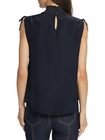 Liam Silk Sleeveless Top