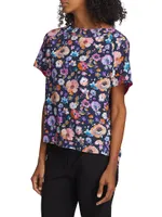 Gretchen Sje Floral Jersey T-Shirt