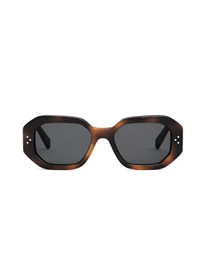 Bold 3 Dots 52MM Geometric Sunglasses