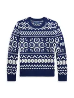 Little Boy's & Fair Isle Wool Sweater