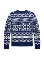 Little Boy's & Fair Isle Wool Sweater