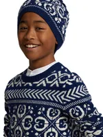 Little Boy's & Fair Isle Wool Sweater