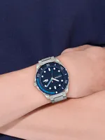 Finn Stainless Steel Bracelet Watch/44MM