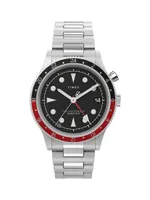 Waterbury Traditional GMT Stainless Steel Bracelet Watch