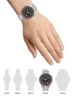 Waterbury Traditional GMT Stainless Steel Bracelet Watch