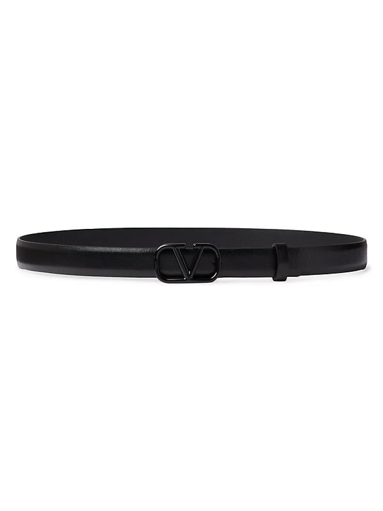 Vlogo Signature Belt In Shiny Calfskin 20mm