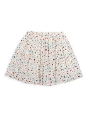 Little Girl's & Girl's Suzon Floral Print Skirt